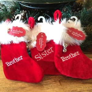 NWT Set of 3 Mini Stockings🎄